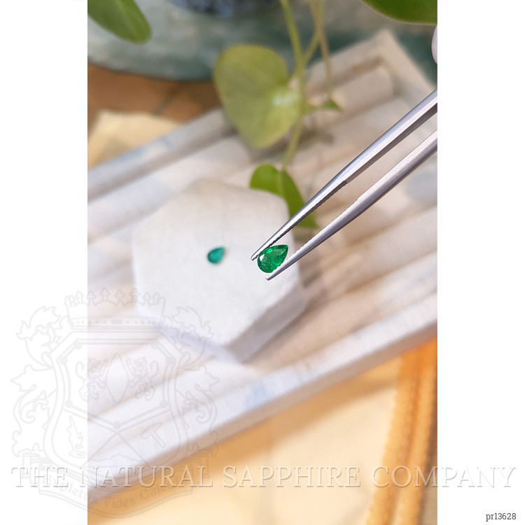 0.75 Ct.Tw. Emerald Pair from Zambia