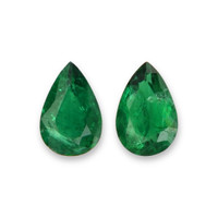 0.67 Ct.Tw.Total Carat Weight Emerald Pair from Zambia Video