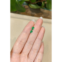 0.69 Ct.Tw.Total Carat Weight Emerald Pair from Zambia Life Style