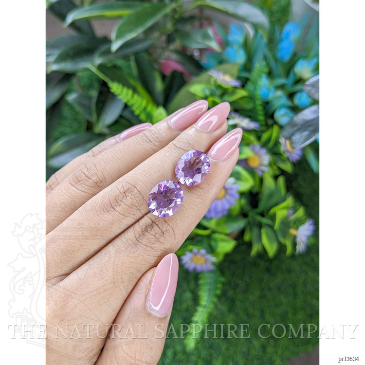 9.90 Ct.Tw. Amethyst Pair from Brazil