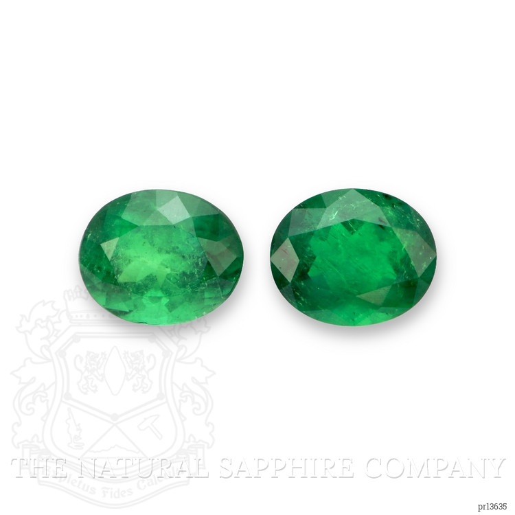 5.24 Ct.Tw. Emerald Pair from Colombia