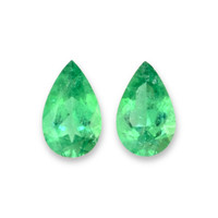 4.00 Ct.Tw.Total Carat Weight Emerald Pair from Colombia Video