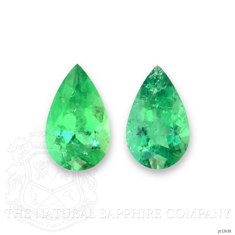 2.50 Ct.Tw. Emerald Pair from Colombia