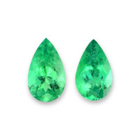 3.05 Ct.Tw.Total Carat Weight Emerald Pair from Colombia Video