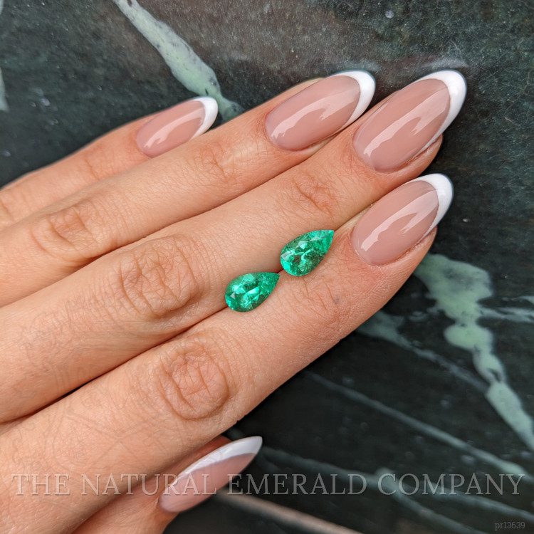 3.05 Ct.Tw. Emerald Pair from Colombia