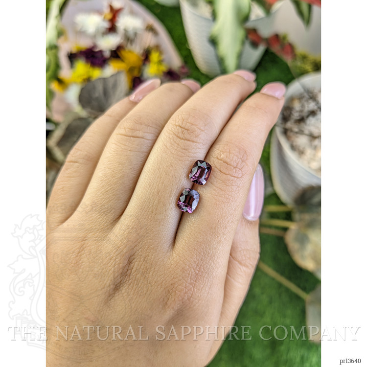 3.35 Ct.Tw. Spinel Pair from Ceylon (Sri Lanka)