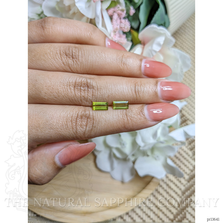 1.49 Ct.Tw. Peridot Pair from Ceylon (Sri Lanka)