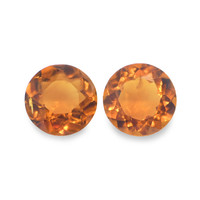 0.80 Ct.Tw. Round Citrine Pair