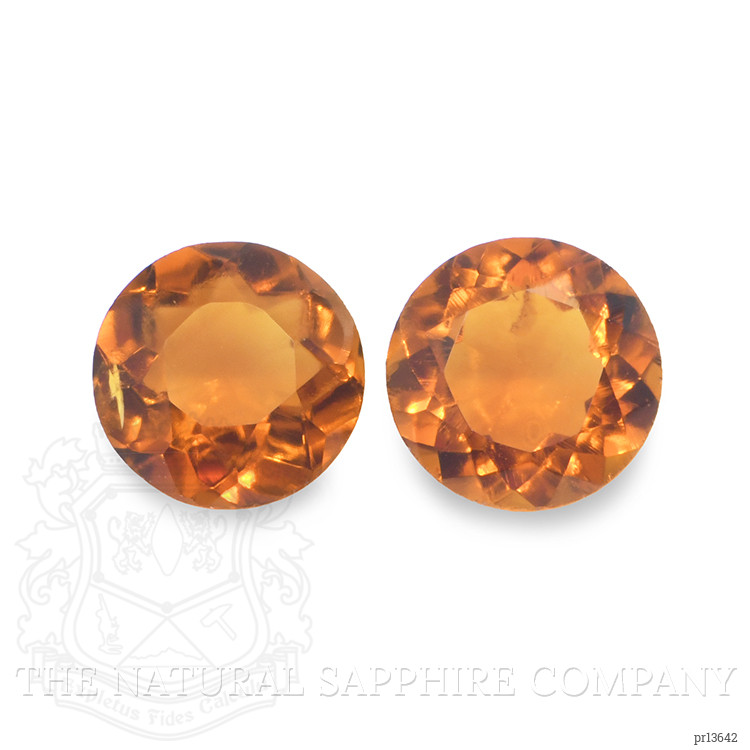 0.80 Ct.Tw. Citrine Pair from Ceylon (Sri Lanka)