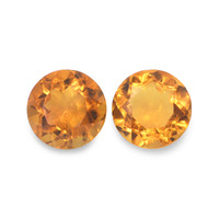 0.91 Ct.Tw. Round Citrine Pair