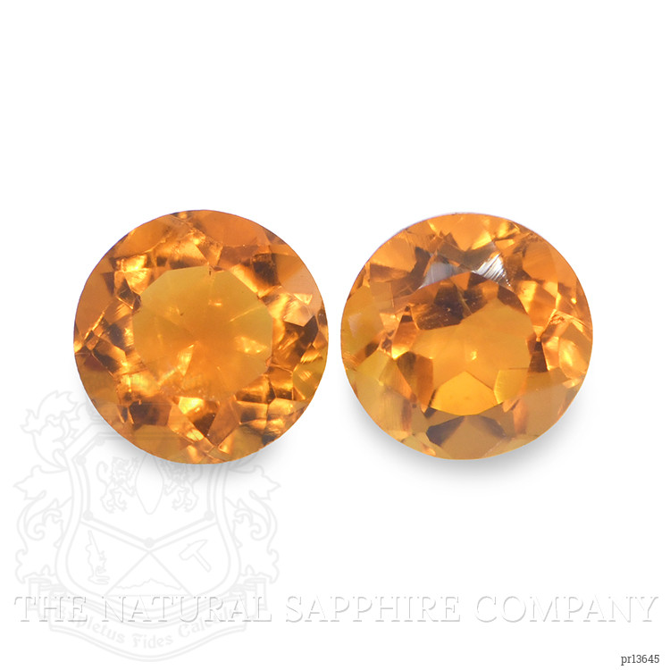 0.94 Ct.Tw. Citrine Pair from Ceylon (Sri Lanka)