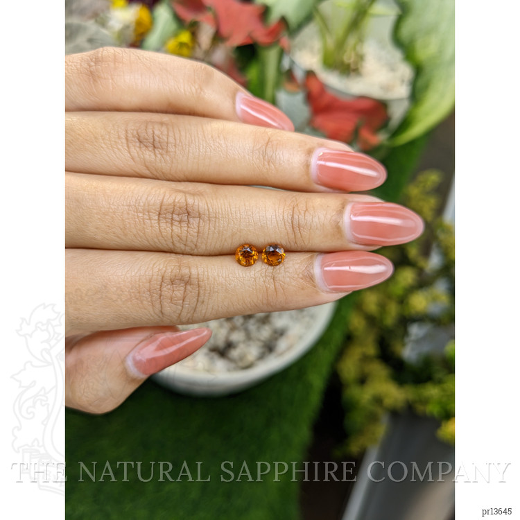 0.94 Ct.Tw. Citrine Pair from Ceylon (Sri Lanka)