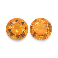0.94 Ct.Tw. Round Citrine Pair