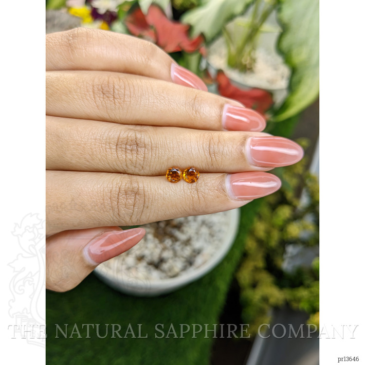 0.94 Ct.Tw. Citrine Pair from Ceylon (Sri Lanka)
