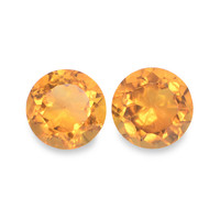 0.98 Ct.Tw. Round Citrine Pair