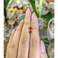 0.98&nbsp;Ct.Tw.Total Carat Weight Citrine Pair from Ceylon (Sri Lanka) Life Style