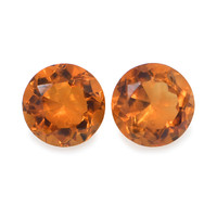 0.99 Ct.Tw. Round Citrine Pair