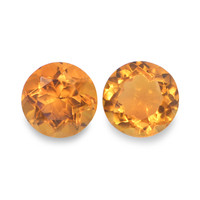 0.94 Ct.Tw. Round Citrine Pair