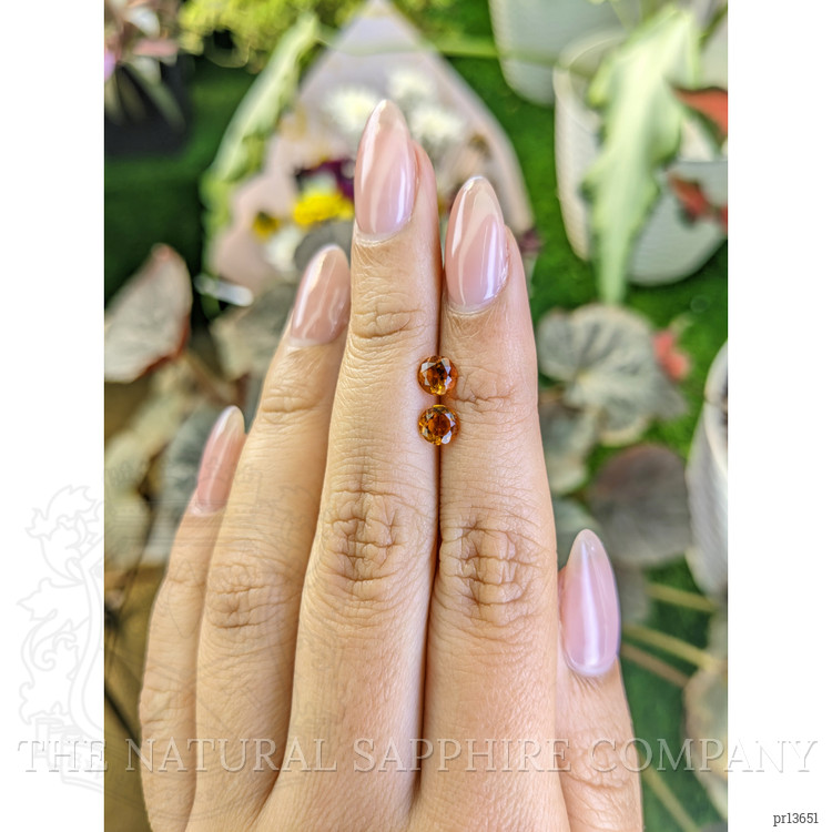 0.94 Ct.Tw. Citrine Pair from Ceylon (Sri Lanka)