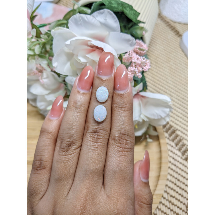 2.95 Ct.Tw. Cabochon Opal Pair from Brazil