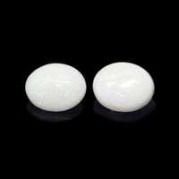3.61 Ct.Tw.Total Carat Weight Cabochon Opal Pair from Brazil Video