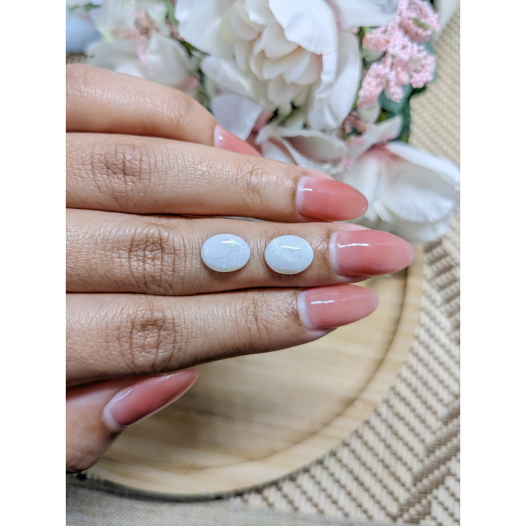 2.43 Ct.Tw. Cabochon Opal Pair from Brazil