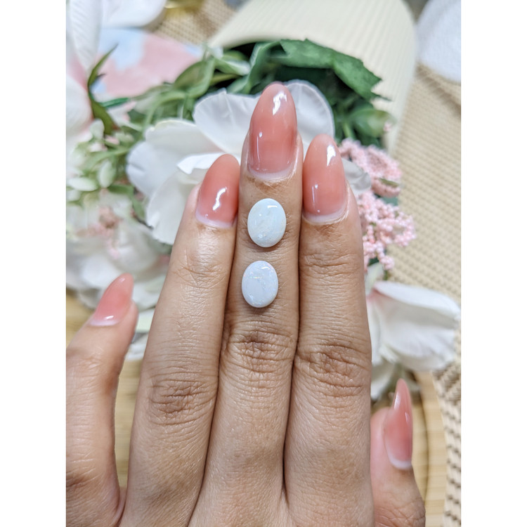 2.43 Ct.Tw. Cabochon Opal Pair from Brazil