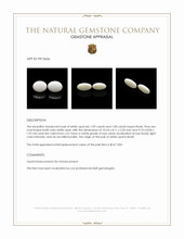 2.09&nbsp;Ct.Tw.Total Carat Weight Cabochon Opal Pair from Brazil Appraisal