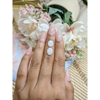 2.09 Ct.Tw.Total Carat Weight Cabochon Opal Pair from Brazil Life Style