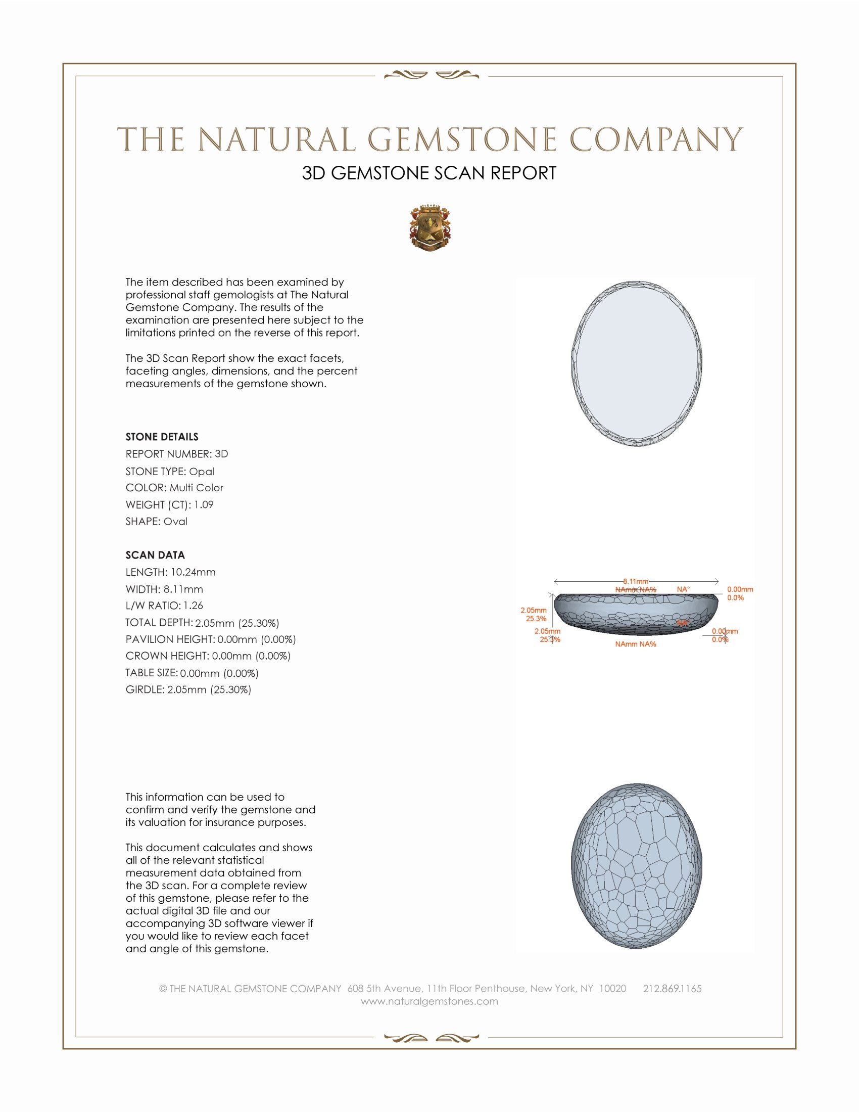 2.09 Ct.Tw. Cabochon Opal Pair from Brazil