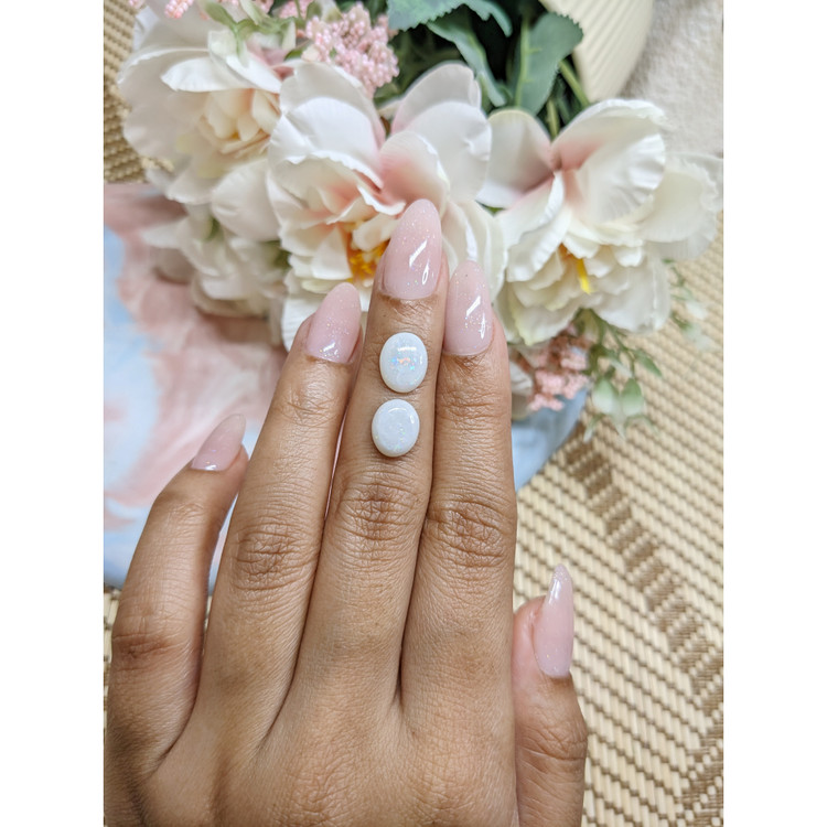 2.79 Ct.Tw. Cabochon Opal Pair from Brazil