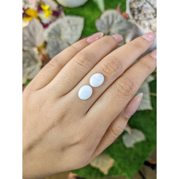 2.69 Ct.Tw. Cabochon Opal Pair from Brazil