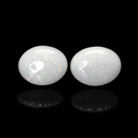2.98 Ct.Tw.Total Carat Weight Cabochon Opal Pair from Brazil Video