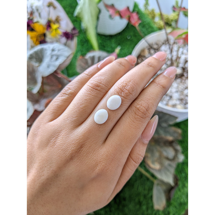 2.98 Ct.Tw. Cabochon Opal Pair from Brazil