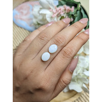 3.83 Ct.Tw.Total Carat Weight Cabochon Opal Pair from Brazil Life Style