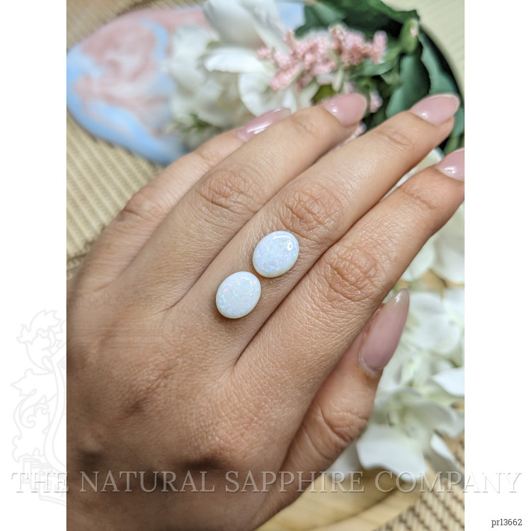 3.83 Ct.Tw. Cabochon Opal Pair from Brazil