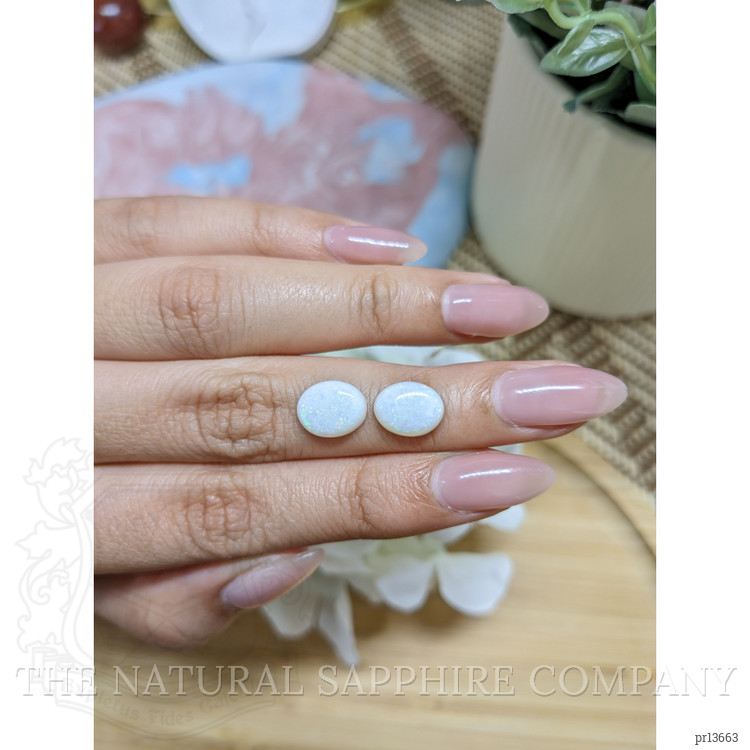 3.74 Ct.Tw. Cabochon Opal Pair from Brazil