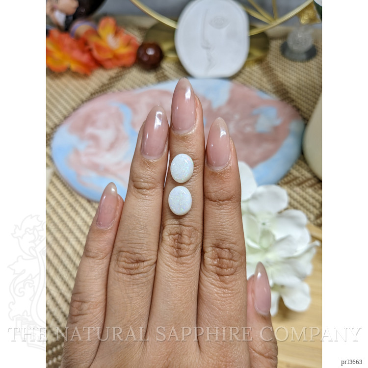 3.74 Ct.Tw. Cabochon Opal Pair from Brazil