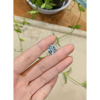 1.81 Ct.Tw.Total Carat Weight Blue Aquamarine Pair from Brazil Life Style