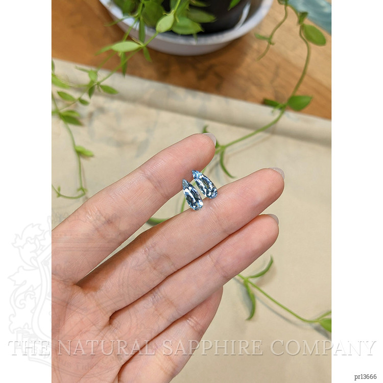 1.81 Ct.Tw. Blue Aquamarine Pair from Brazil