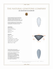 1.81&nbsp;Ct.Tw.Total Carat Weight Aquamarine Pair from Brazil 3 D Scan Report