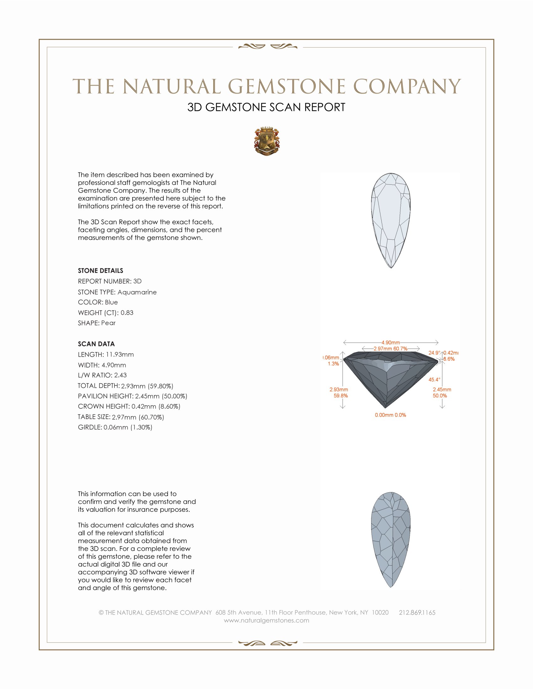 1.81 Ct.Tw. Aquamarine Pair from Brazil