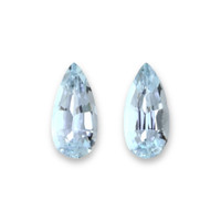 2.65&nbsp;Ct.Tw.Total Carat Weight Blue Aquamarine Pair from Brazil Video