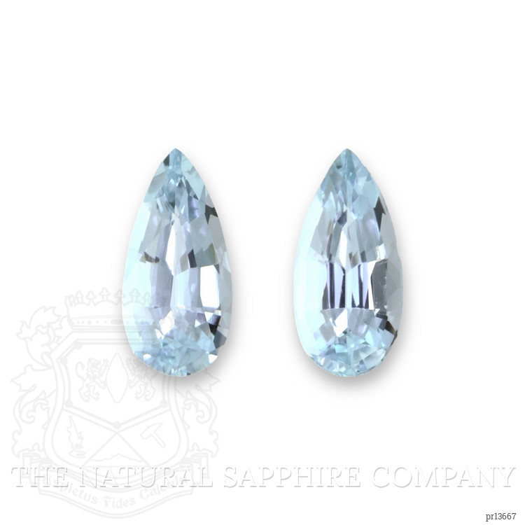 2.65 Ct.Tw. Blue Aquamarine Pair from Brazil