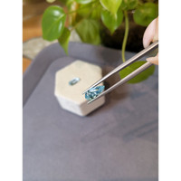 2.65 Ct.Tw.Total Carat Weight Blue Aquamarine Pair from Brazil Life Style
