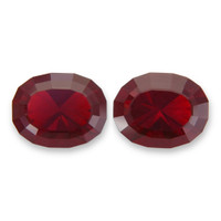 5.27 Ct.Tw.Total Carat Weight Red Opal Pair from Mexico Video
