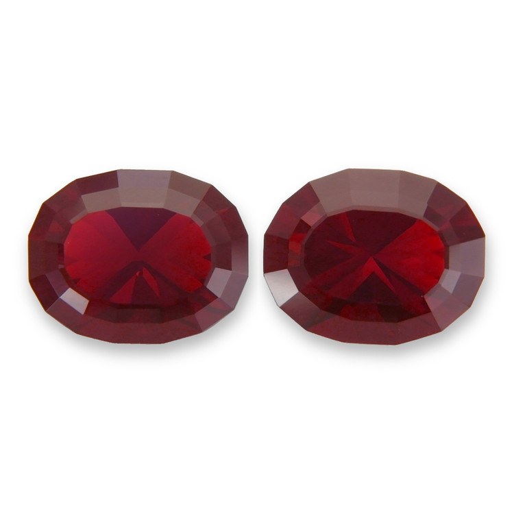 5.27 Ct.Tw. Red Opal Pair from Mexico