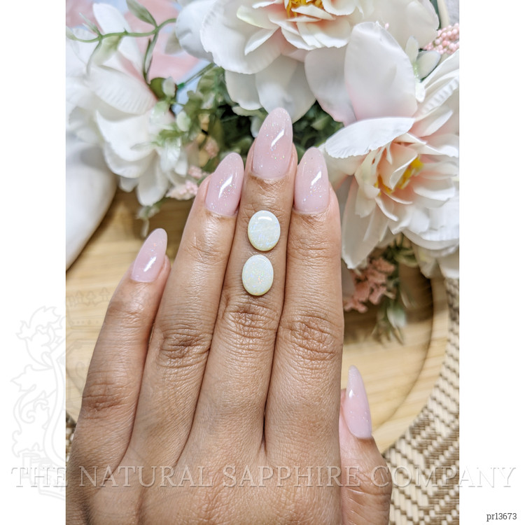 2.29 Ct.Tw. Cabochon Opal Pair from Brazil