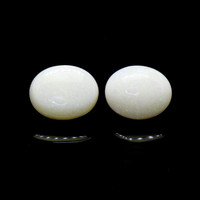 3.33 Ct.Tw.Total Carat Weight Cabochon Opal Pair from Brazil Video