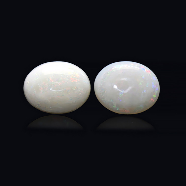 2.57 Ct.Tw. Cabochon Opal Pair from Brazil